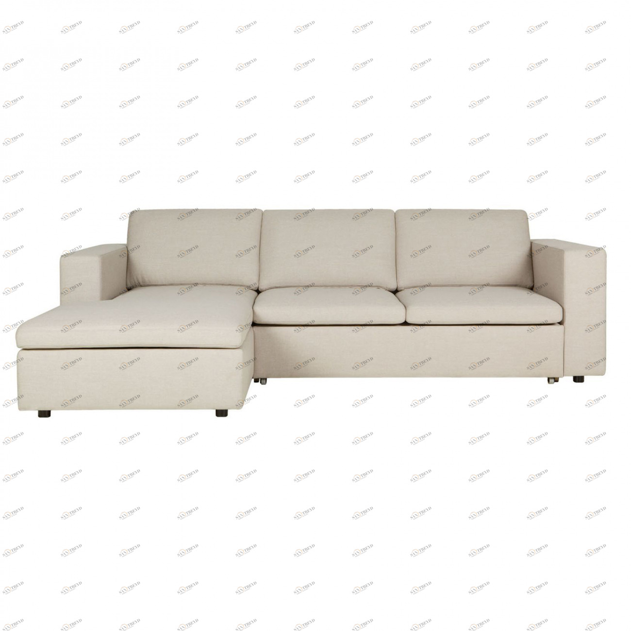 Диван-кровать Vario угловой молочный SITS ДИЗАЙНЕРСКИЕ, VARIO 192392 Молочный 