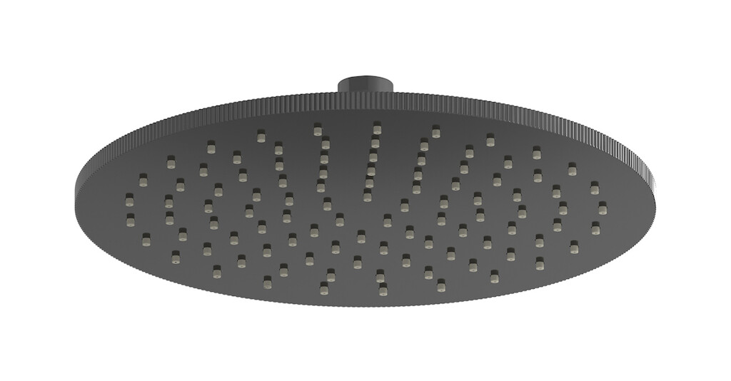 Верхний душ круглый диам.250 WE ARE IB rx025cf Black Chrome Monamour 