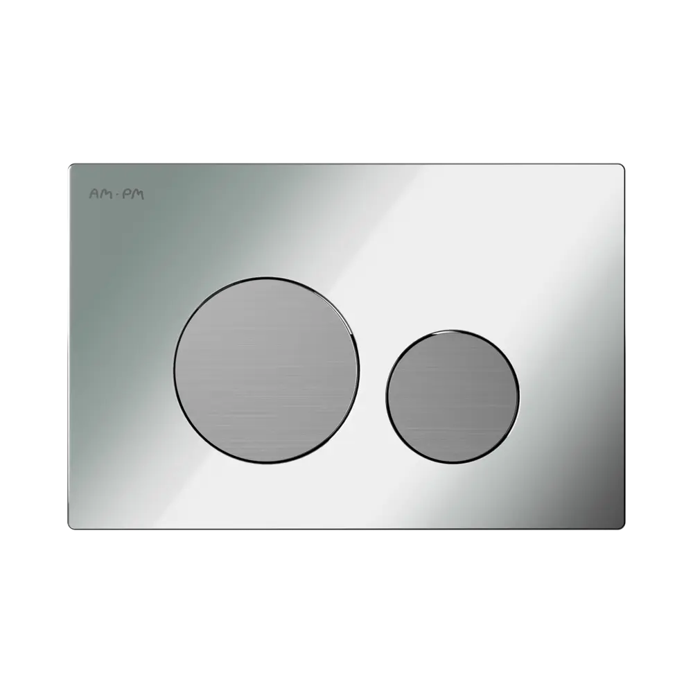 Комплект инсталляции AM.PM Tech с унитазом закрытым Sensea Favori клавиша AM.PM Tech L серебристая STLM-2123711 - Вид №5