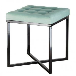 Пуф голубой на черном основании FOR MISS ДИЗАЙНЕРСКИЕ 263995 Черный;голубой