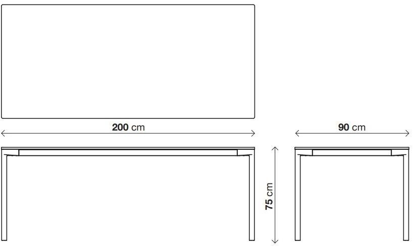Kristalia Прямоугольный бетонный стол sun-id-1398740 - Вид №7