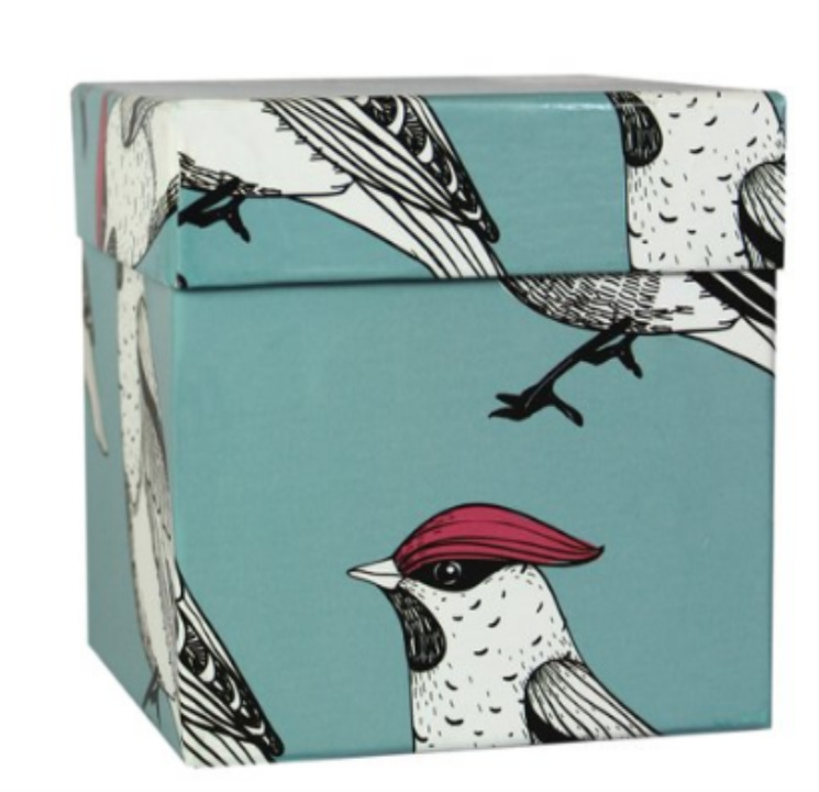 509943 Коробка подарочная "Птица с малиновым гребешком", 21 х 14 х 8 см Santreyd 