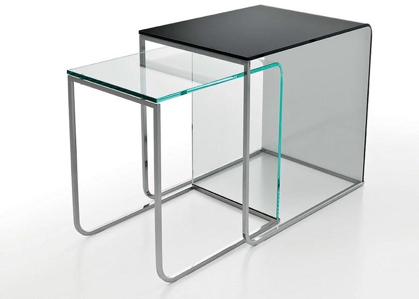 Sovet italia Штабелируемый стеклянный журнальный столик Nido sun-id-1455728 - Вид №10