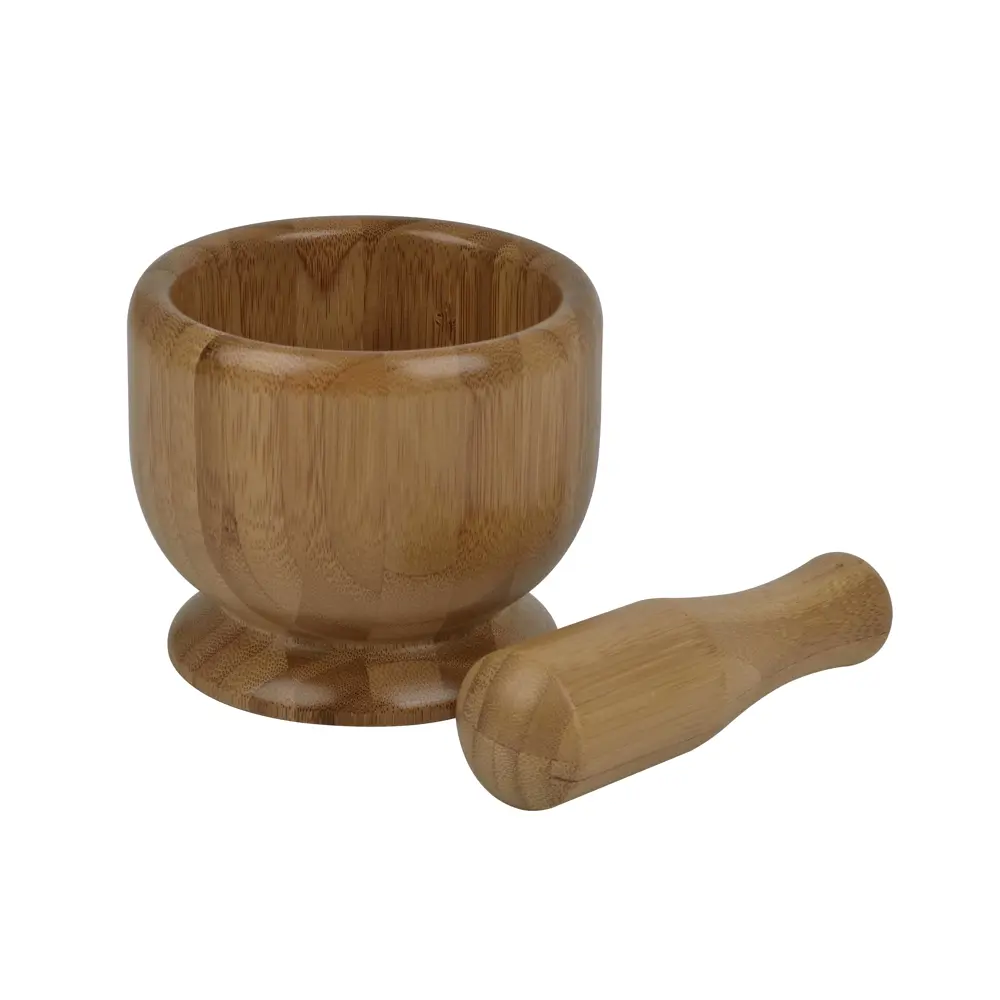 Ступка для измельчения BAO 4.2X16 см бамбук Santreyd STLM-2035771 - Вид №2