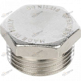 Заглушка НР 1" никель STOUT SFT0025000001