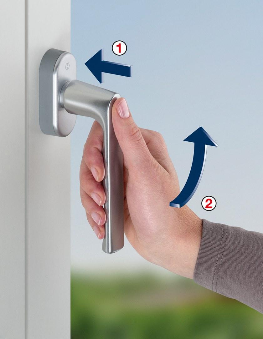 HOPPE Алюминиевая оконная ручка с защитой от проникновения Secuforte® sun-id-1348785 - Вид №1