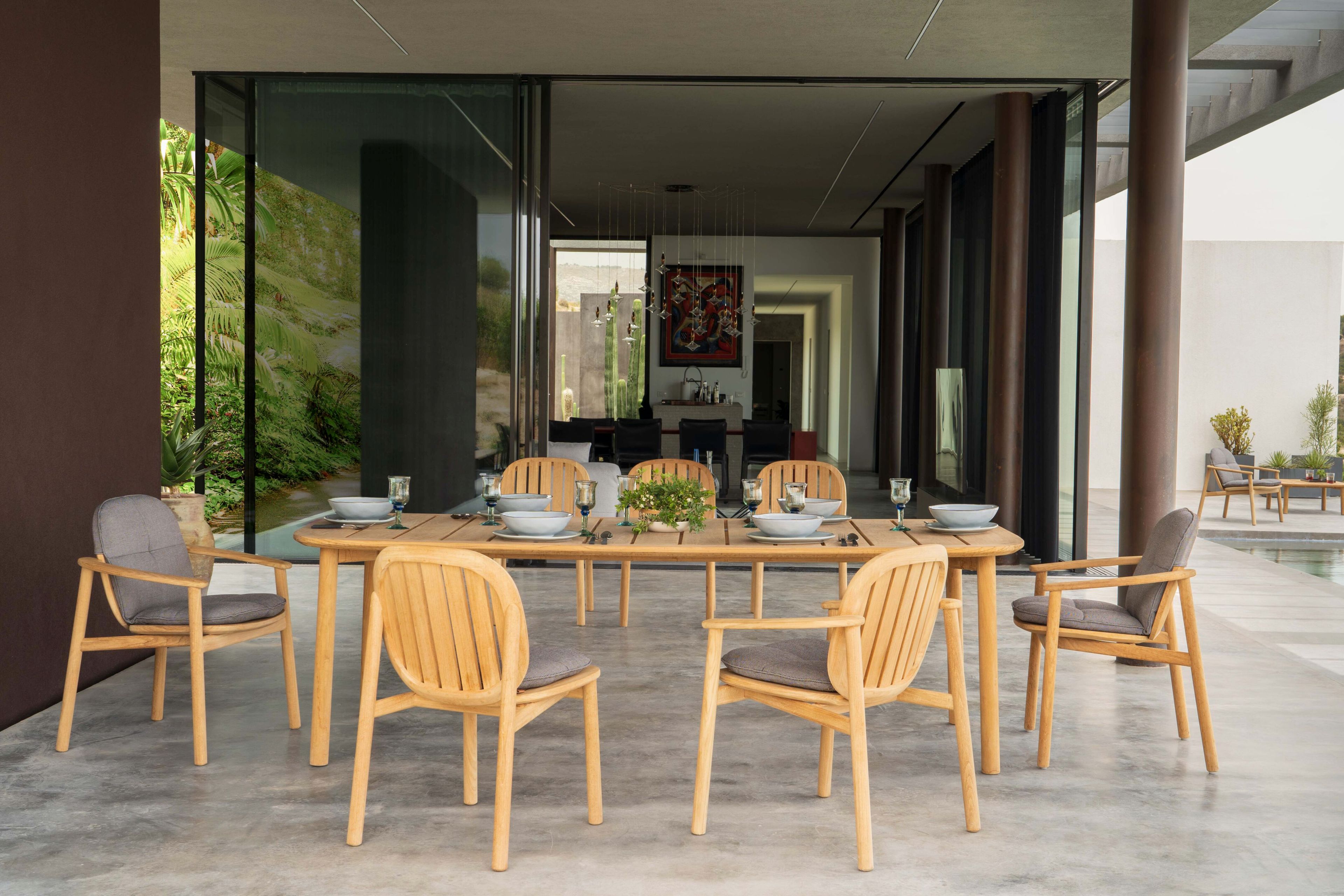 Прямоугольный садовый стол из тикового дерева emu Близнецы ARCH-00085747 - Вид №4