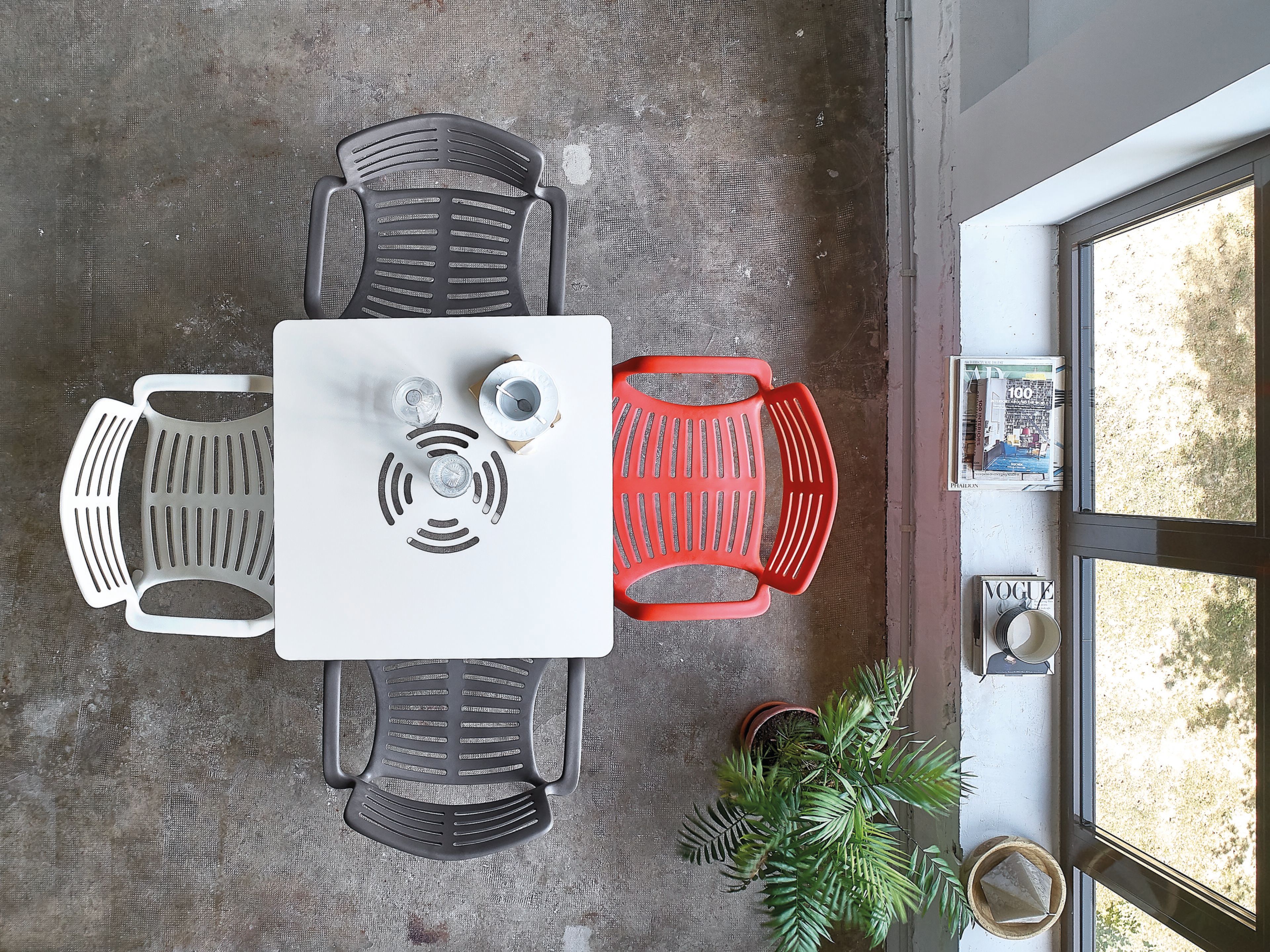 Квадратный стол в HPL Resol Толедо ARCH-00138588 - Вид №2