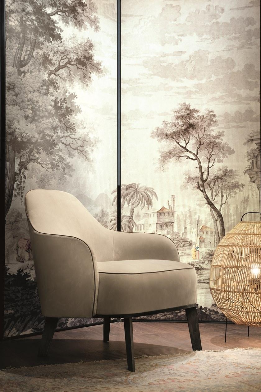 Lema Мягкое кожаное кресло с подлокотниками sun-id-1414916 - Вид №2