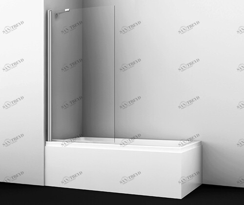 48P01-80 Fixed Душевое ограждения на борт вынны Santreyd Россия 