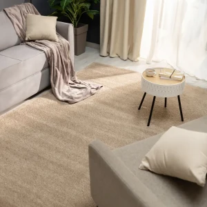 Ковер полиэстер Ribera 60x110 см цвет бежевый 82388088 STLM-2103444
