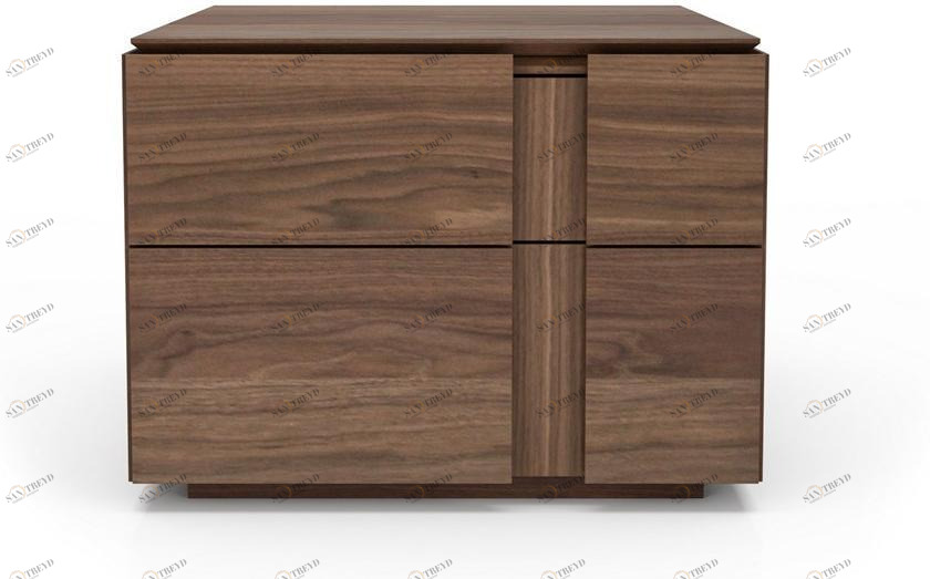 Huppé Прямоугольная тумбочка из орехового дерева с ящиками Dusk 8044qs HUPPE