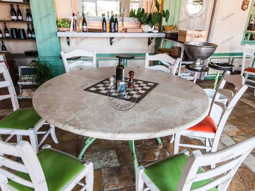 GH LAZZERINI Круглый каменный стол sun-id-1397550