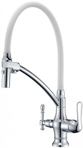 Смеситель ZorG Sanitary ZR 347-8 YF для кухонной мойки, хром