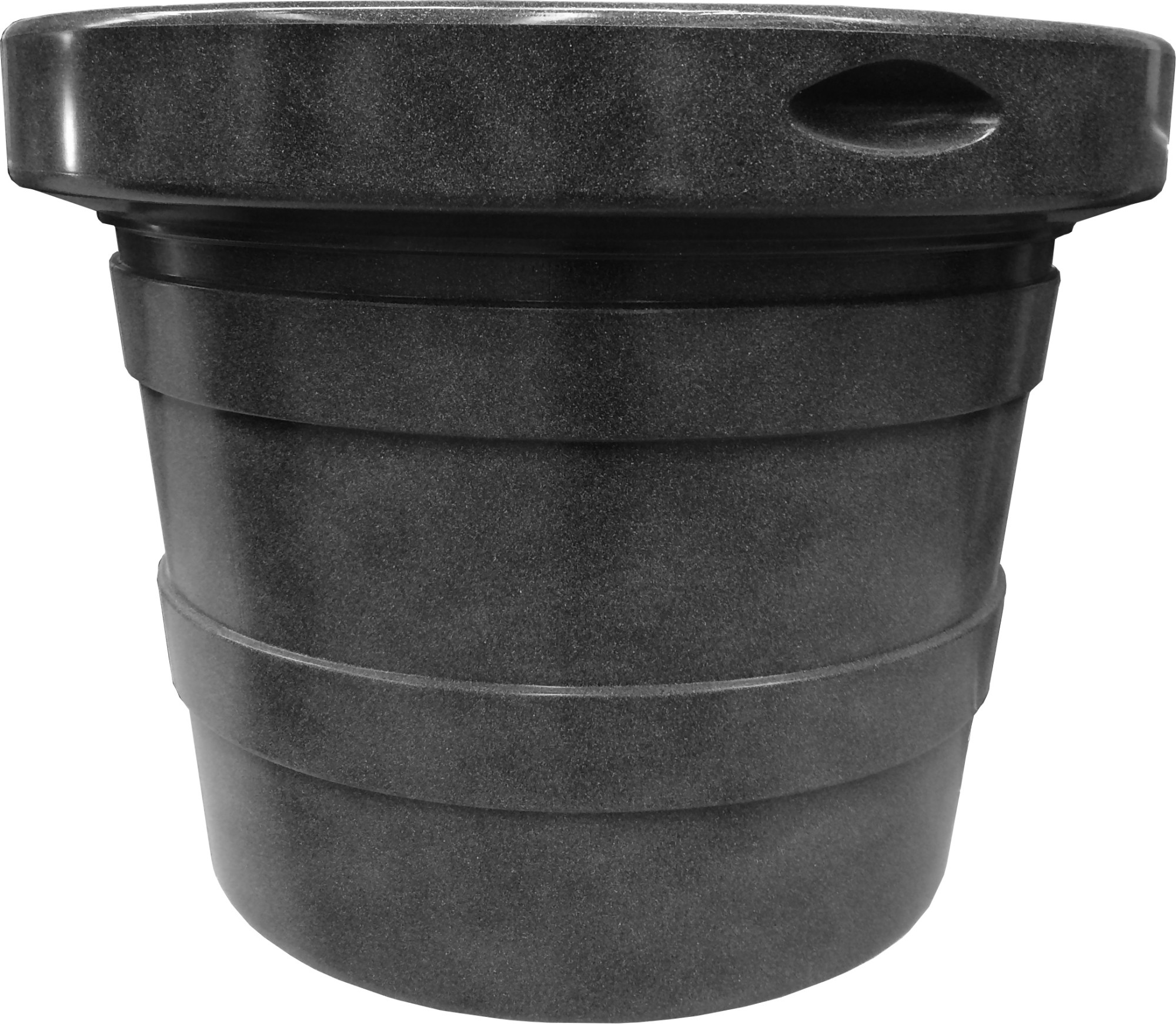 Е 90-8 Горшок-кашпо для цветов La tourelle d=55 50 Л. Е90-8 Графит Цветочная коллекция 