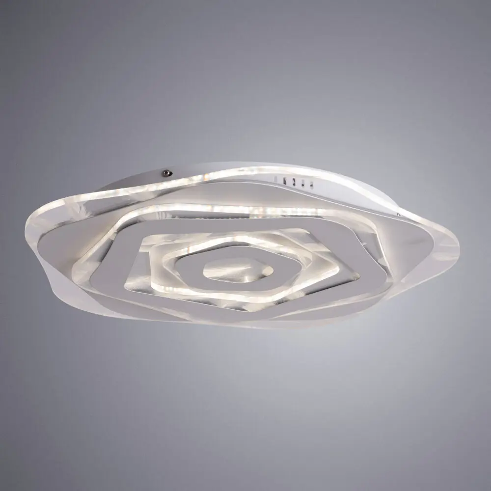 Люстра потолочная Arte Lamp Multi-Piuma с пультом 22 м² регулируемый белый свет управление со смартфона цвет белый 86358477 STLM-2022111 