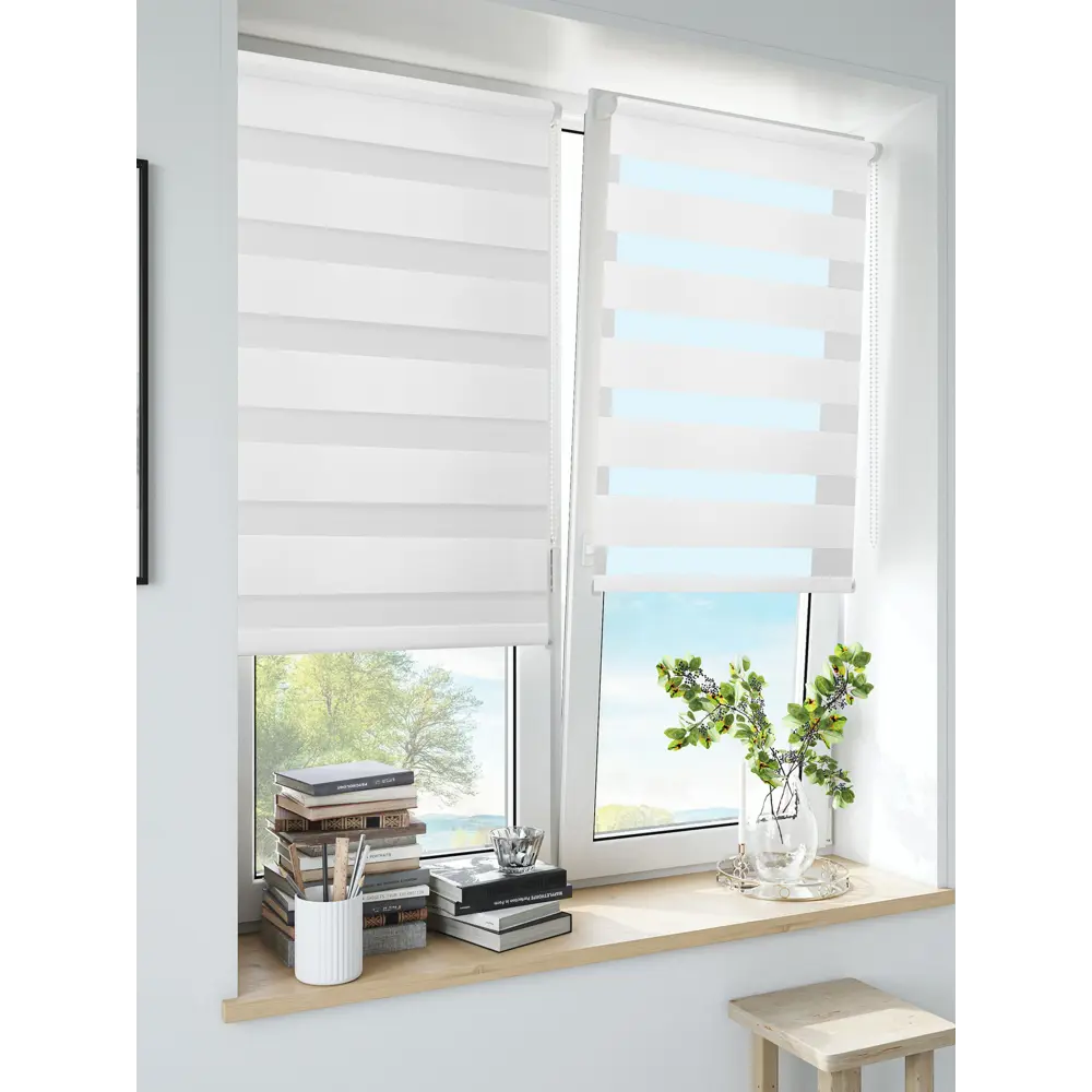 Штора рулонная день-ночь Inspire Peter 40x160 см белая White 0 82691063 STLM-2099283 - Вид №13