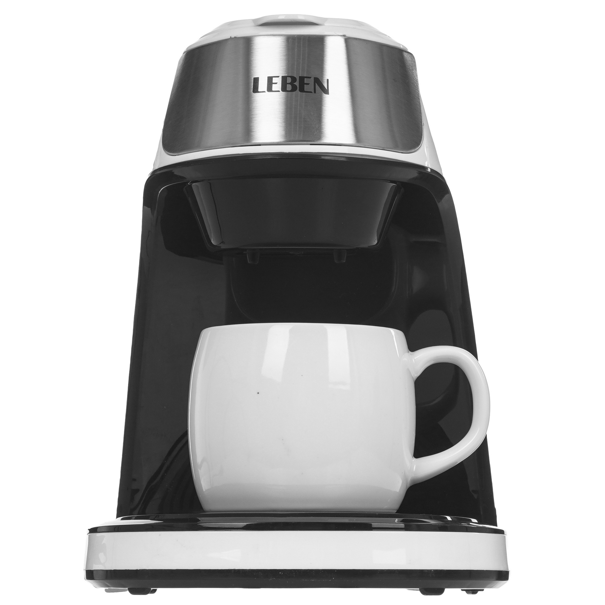 9237206 Кофеварка капельная LEBEN 286-038 белый STDN-0086706 - Вид №1