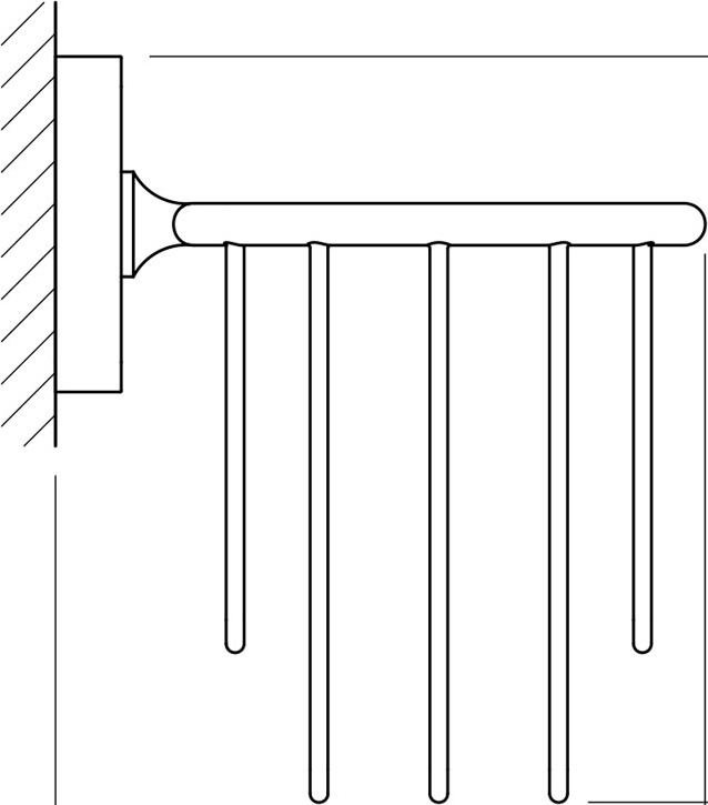 AVA 067 Держатель для освежителя ELLUX Чехия Avantgarde - Вид №1