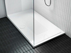 Керамический прямоугольный нескользящий поддон для душа