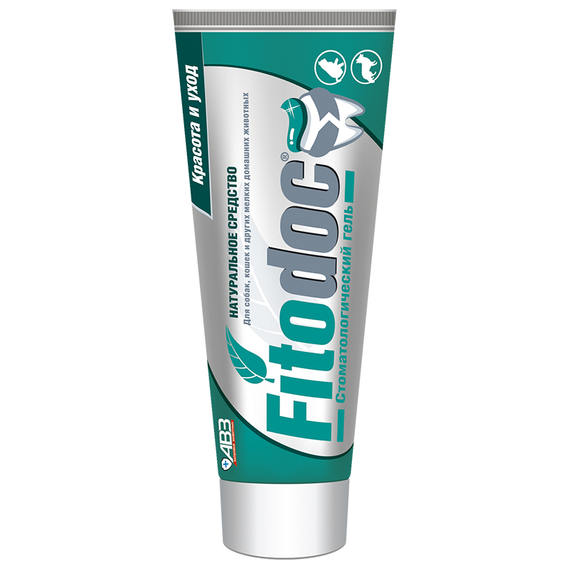 ПР0053677 Стоматологический гель FITODOC для ухода за зубами у животных 75мл АВЗ  - Вид №1