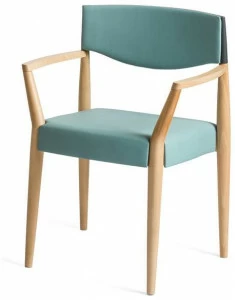 ALMA DESIGN Кресло из экокожи с подлокотниками Virna