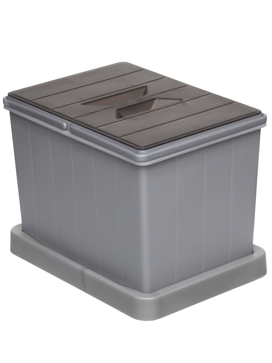 Система сортировки мусора Tau 12-1 Metallic Grey NAVAKO 10055