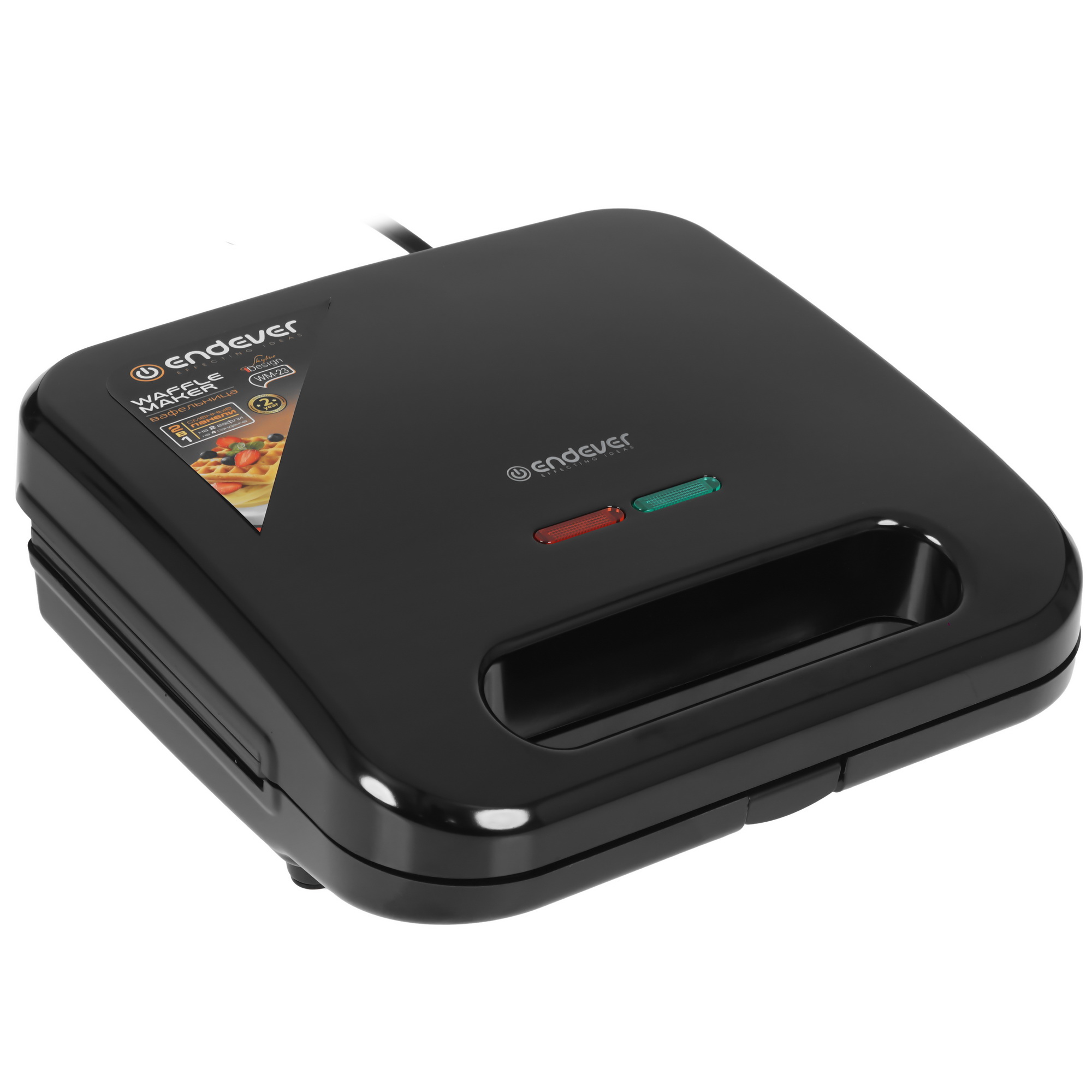 9095335 Вафельница Endever WM-23 черный STDN-0104096