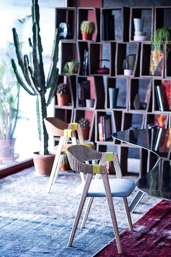 Moroso Штабелируемый деревянный стул с подлокотниками Mathilda sun-id-1407214 - Вид №10