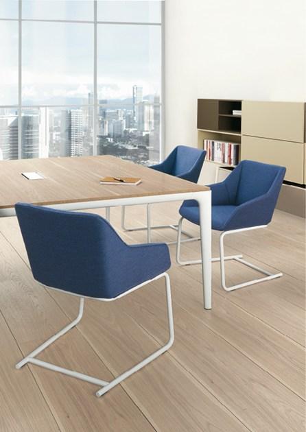 Sesta Кресло консольное кожаное для залов ожидания Dama Da-127 - Вид №1