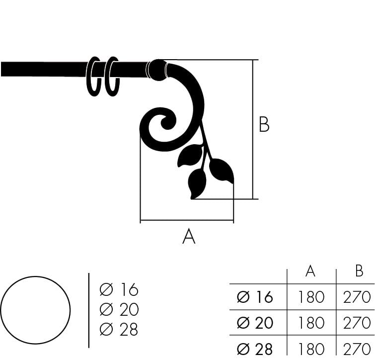 Железный карниз Frandoli барокко ARCH-00029669 - Вид №2