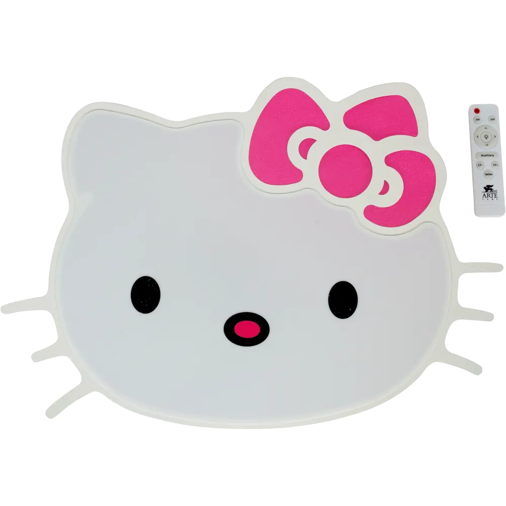 Светильник настенно-потолочный светодиодный Hello Kitty, 20 м², регулируемый белый свет, цвет белый 82070139 STLM-2087860 Arte Lamp  - Вид №4
