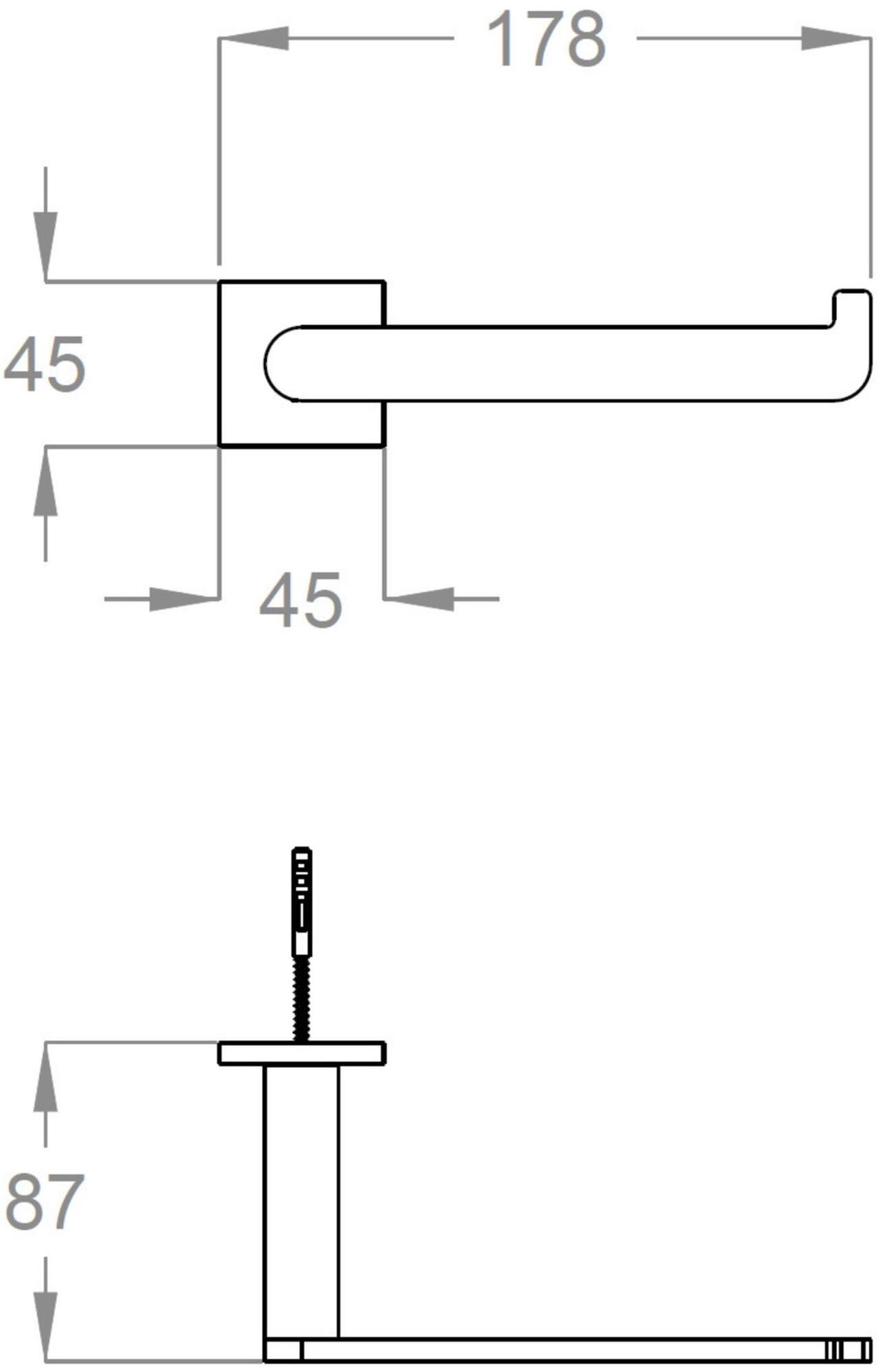 Fir Italia Держатель рулона из нержавеющей стали Accessoriessteel Abps10c - Вид №1