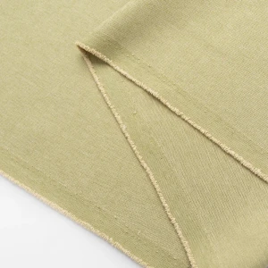 Ткань для штор Genevra салатовая рогожка 300 см 82816907