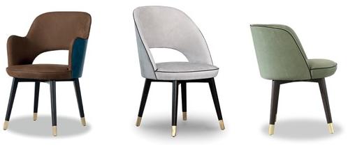 BAXTER Кожаное кресло с подлокотниками Colette sun-id-1350230 - Вид №5