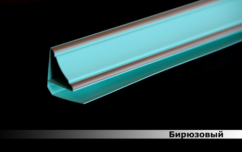 Потолочный плинтус Бирюзовый софитто DEKOR PANEL DP279