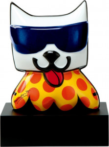 10567370 Goebel Скульптура 20см "Кот Ла" "Бритто" Фарфор