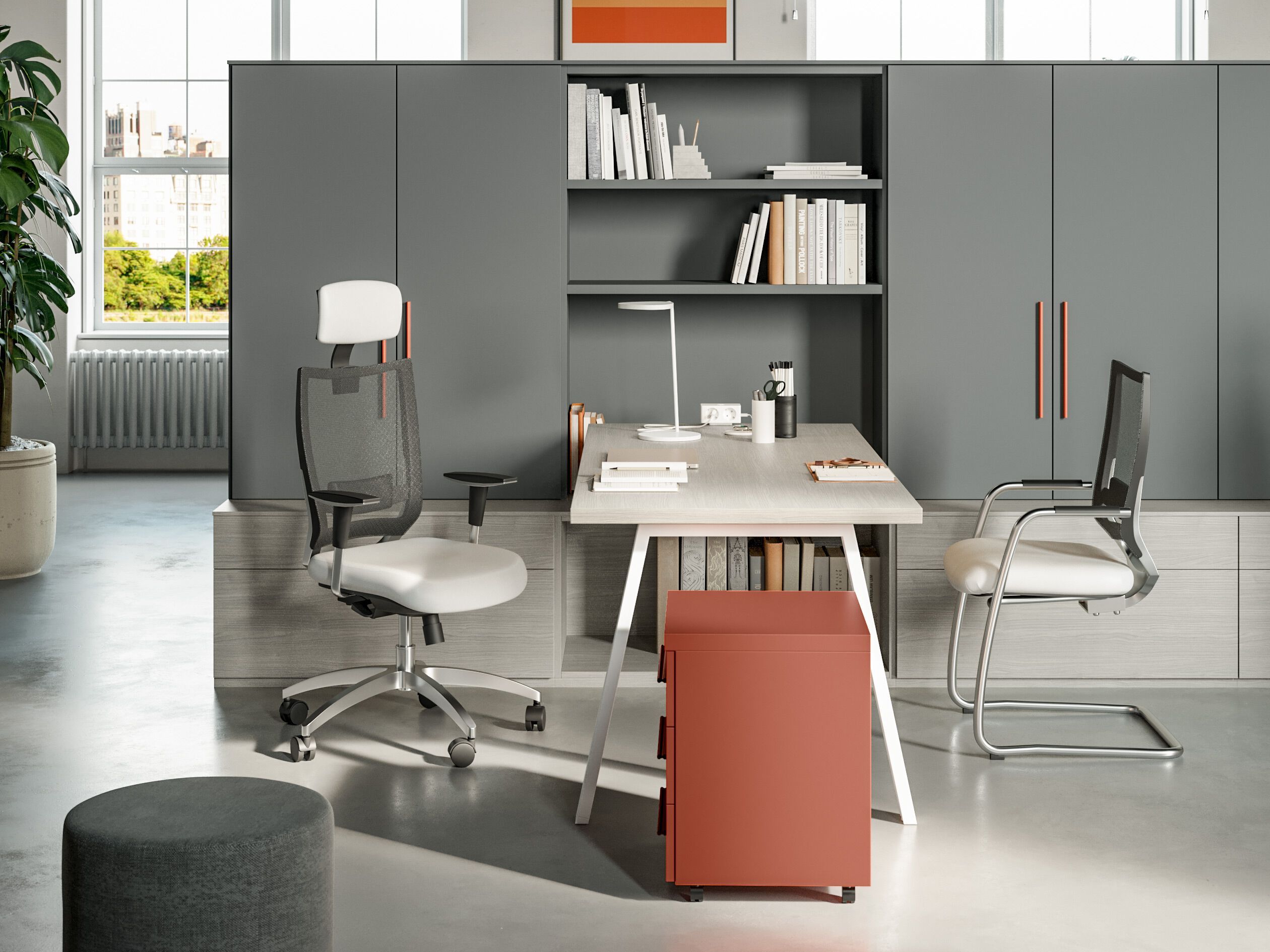 Рабочий стол для поддержки Giessegi OfficeTime ARCH-00144353 - Вид №3