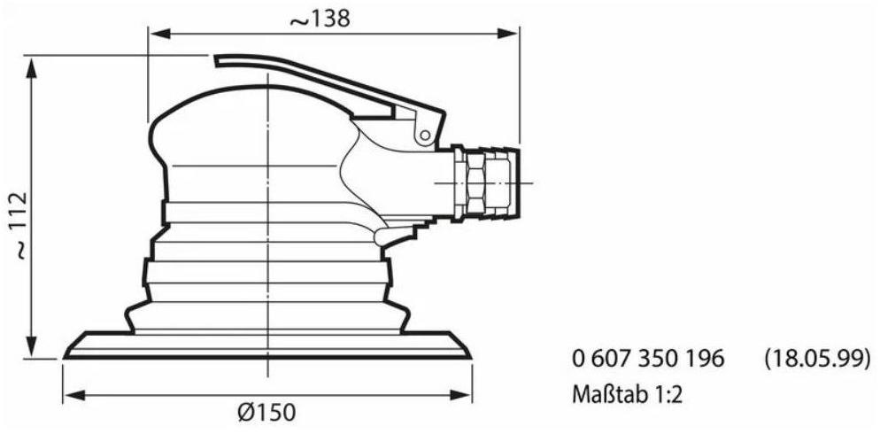 BOSCH PROFESSIONAL Пневматическая роторно-орбитальная шлифовальная машина sun-id-1411973 - Вид №1