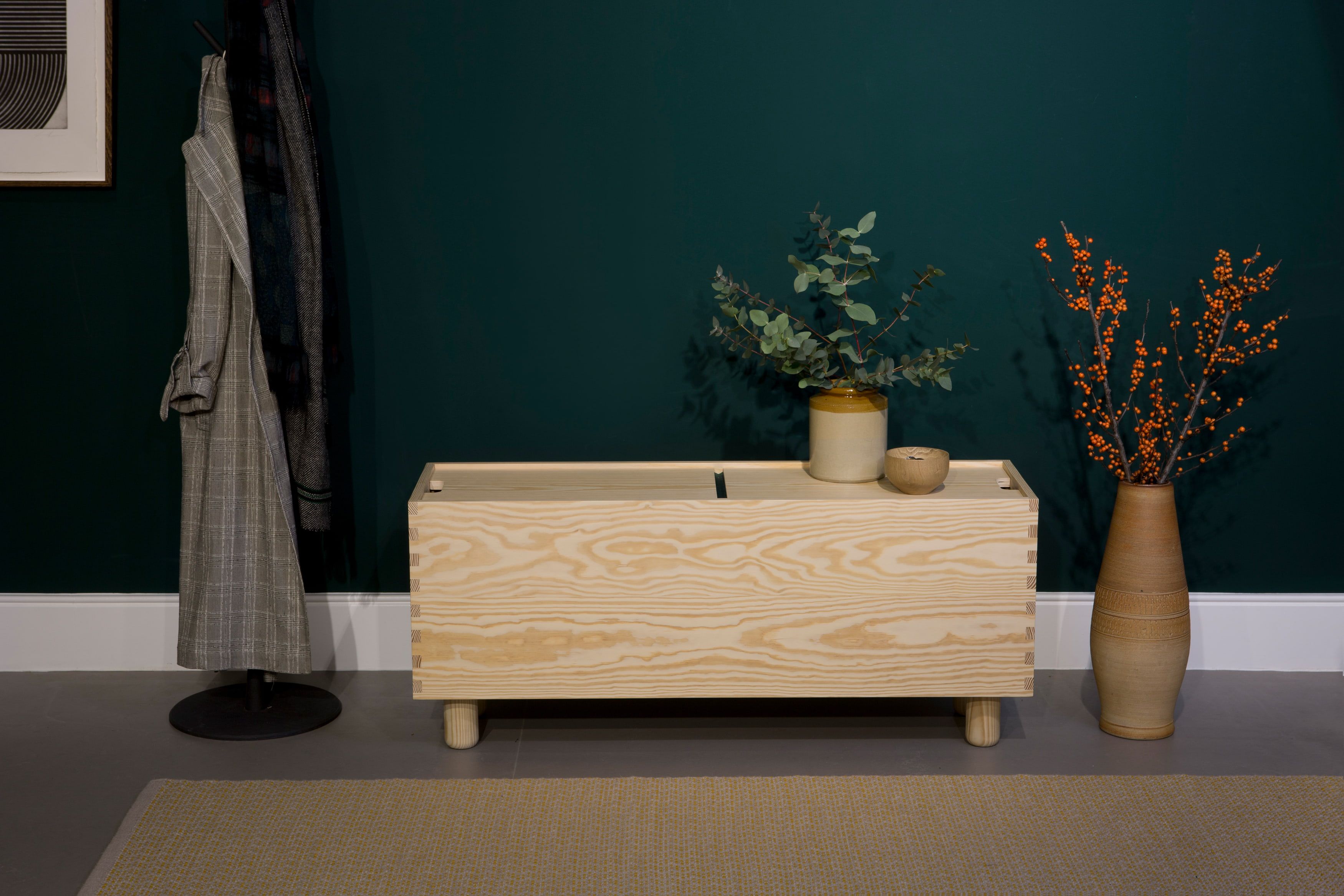 Прямоугольный Сосновый журнальный столик с отсеком для хранения Established&Sons Crate Series ARCH-00038663 - Вид №2