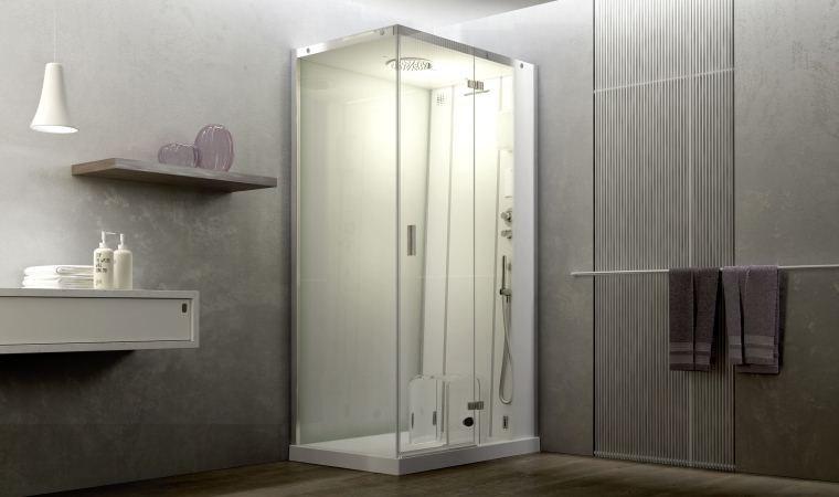 Jacuzzi® Многофункциональная угловая душевая кабина с турецкой баней Cloud sun-id-1468411 - Вид №2