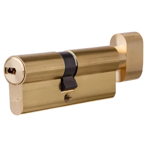 Цилиндр Abus 30х40 мм, ключ/вертушка, цвет золото 82389980 STLM-2104564