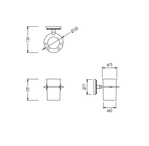 Держатель для зубных щеток / Antique georgian Devon&Devon sun-id-373981 - Вид №2