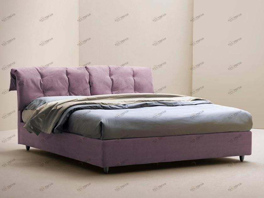 Frauflex Кровать-контейнер с мягкой обивкой и изголовьем из капитоне sun-id-1428861