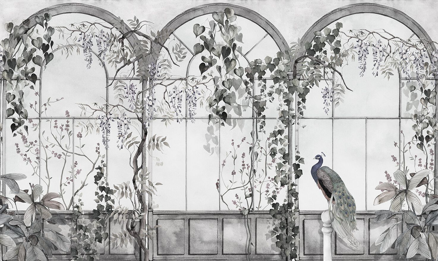 Обои с цветочными мотивами Jannelli&Volpi SERRA PAVONE ARCH-00036106 - Вид №5