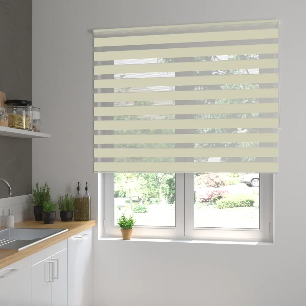 INSPIRE Peter — Рулонная штора день-ночь 140×175 см в цвете экрю 85225672 STLM-0060106 - Вид №9