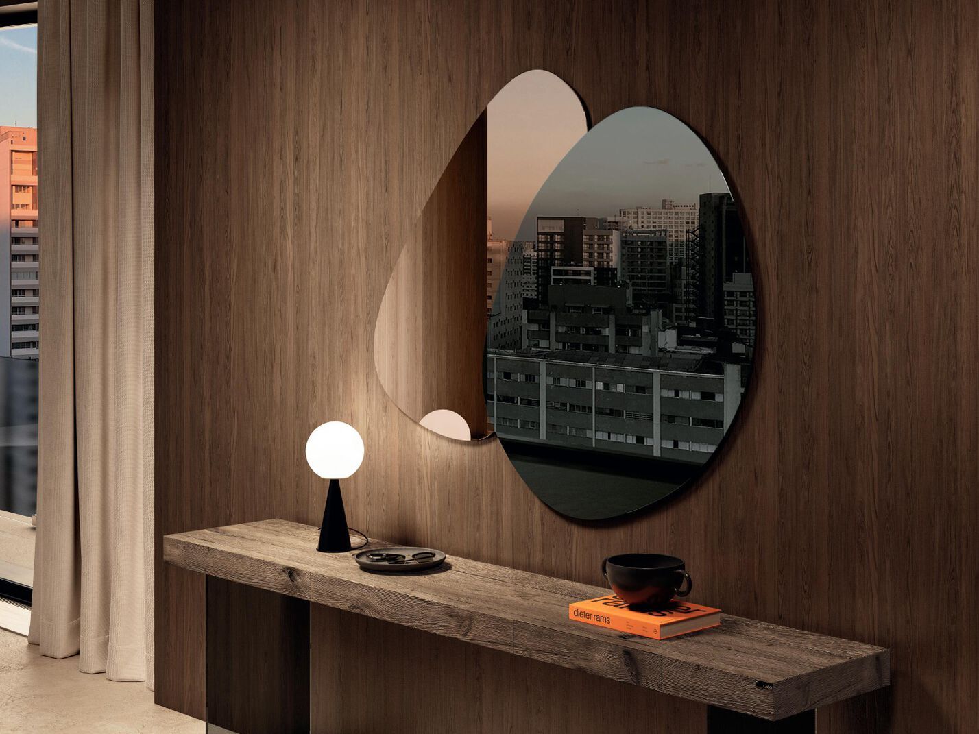 Настенное зеркало Lago MELTY - 2595 ARCH-00028248 - Вид №1