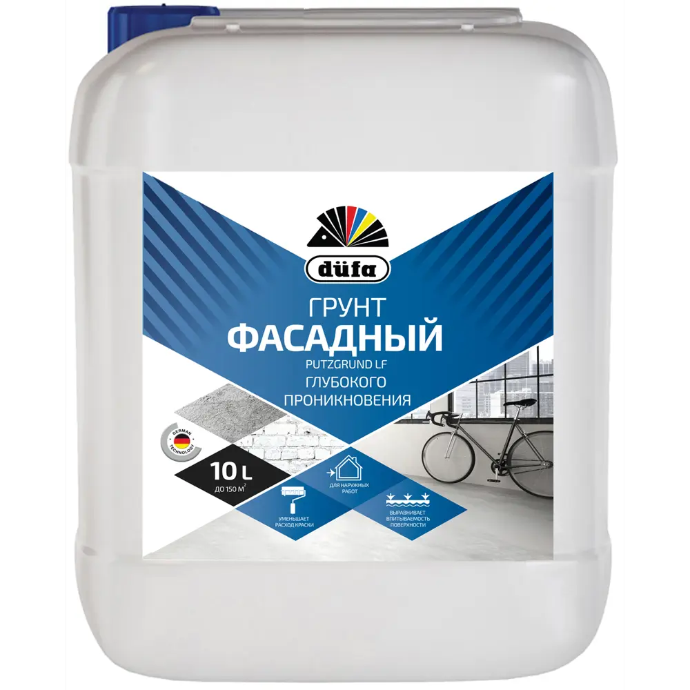 Грунт глубокого проникновения Dufa Putzgrund прозрачный 10 л STLM-2053369