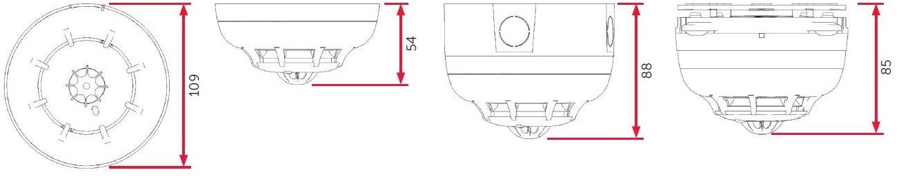 INIM ELECTRONICS Детектор дыма и температуры Enea sun-id-1487202 - Вид №1
