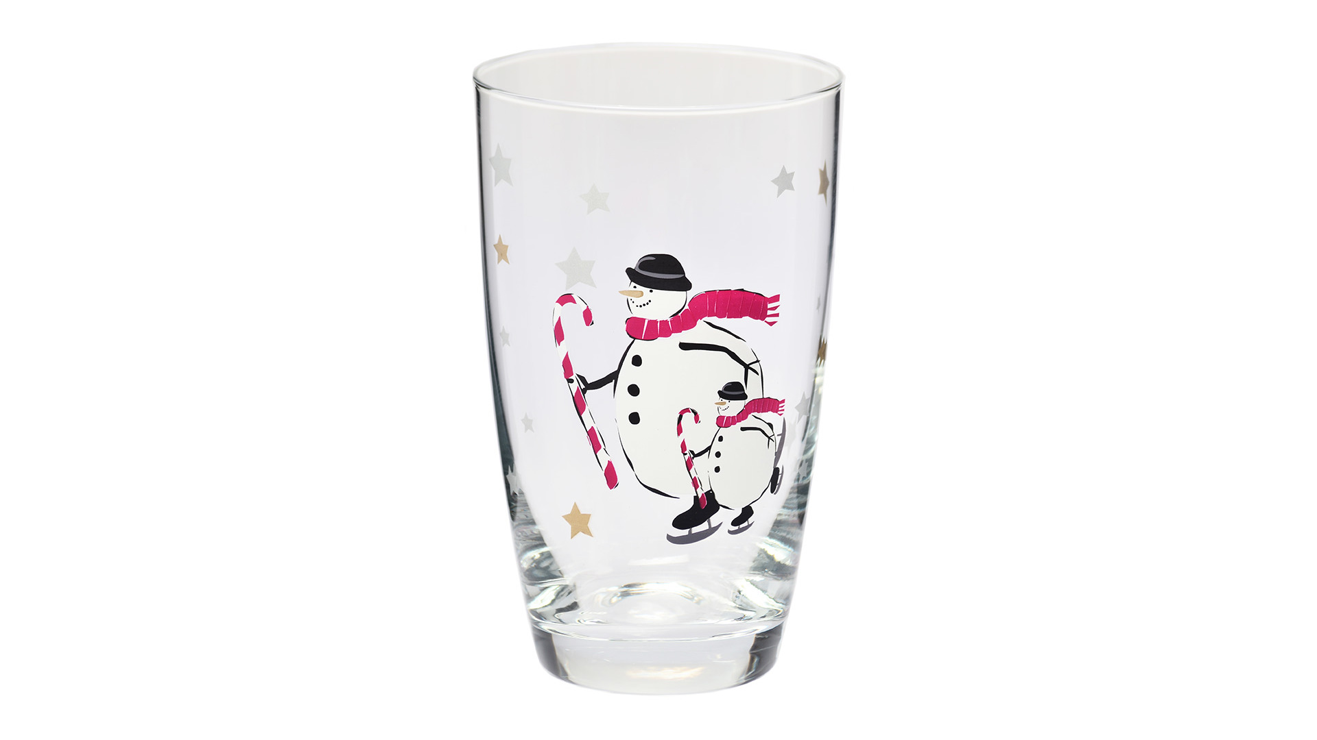 10659084 KROSNO Набор стаканов Krosno "Снеговик"450 мл, 2шт, п/к Стекло  - Вид №1
